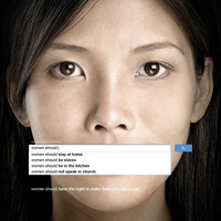 Social Advertising - Women shouldn't...