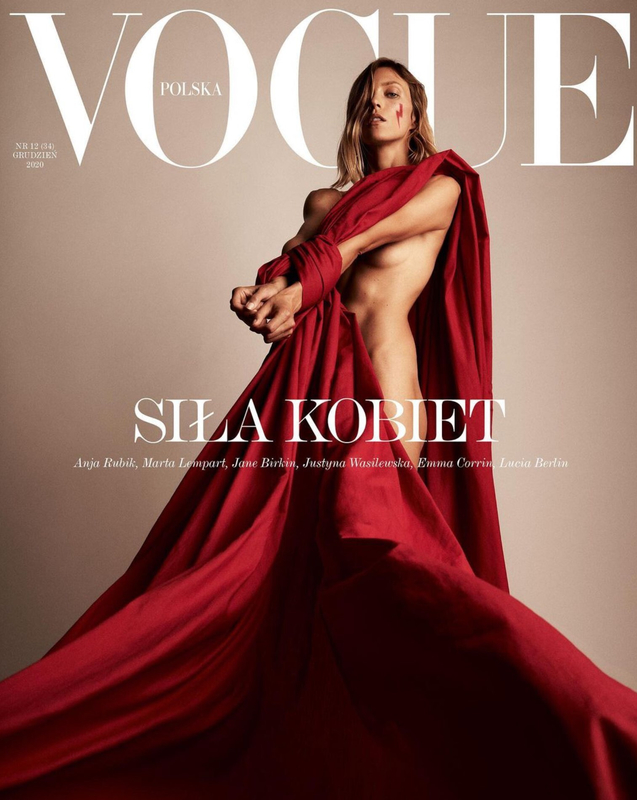 Модель: Anja Rubik