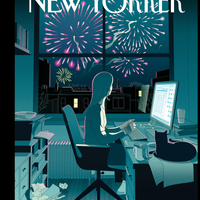 Обложка журнала The New Yorker  - Январь 2024