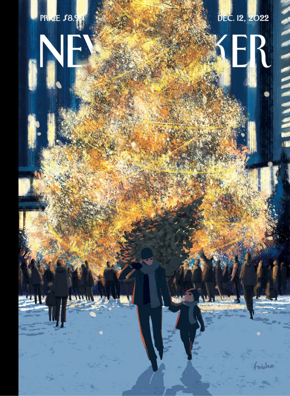 Обложка журнала The New Yorker  - Декабрь 2022