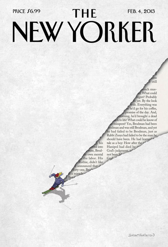 Обложка журнала The New Yorker  - Февраль 2013