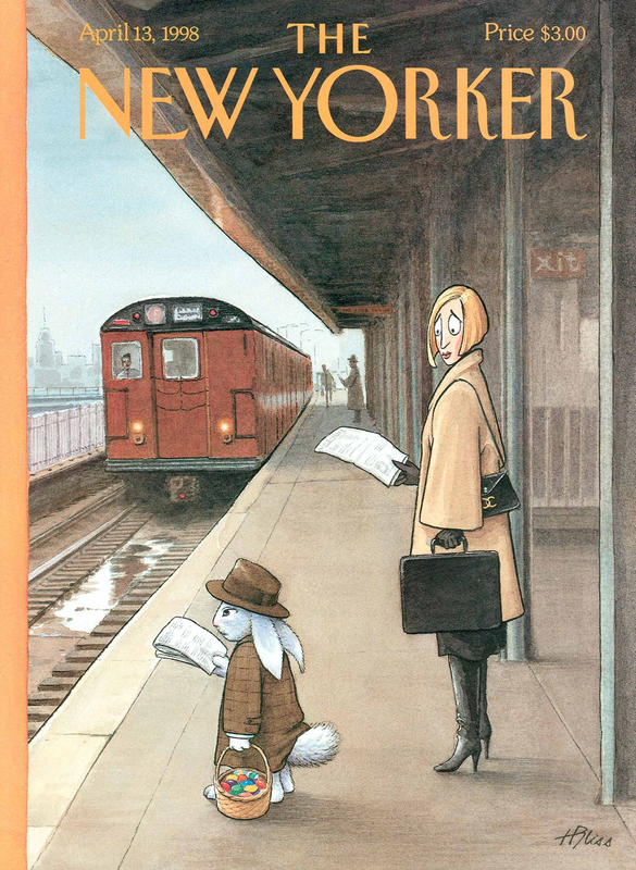 Обложка журнала The New Yorker  - Апрель 1998