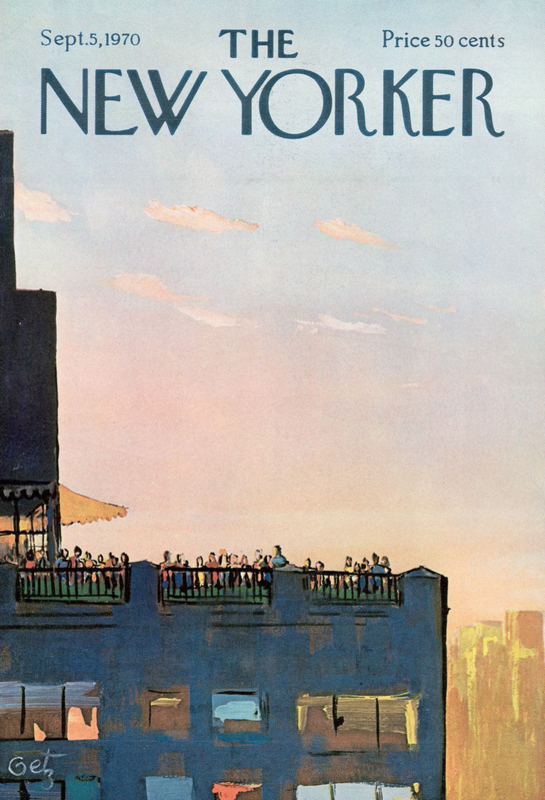 Обложка журнала The New Yorker  - Сентябрь 1970
