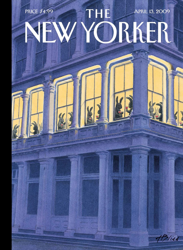 Обложка журнала The New Yorker  - Апрель 2009