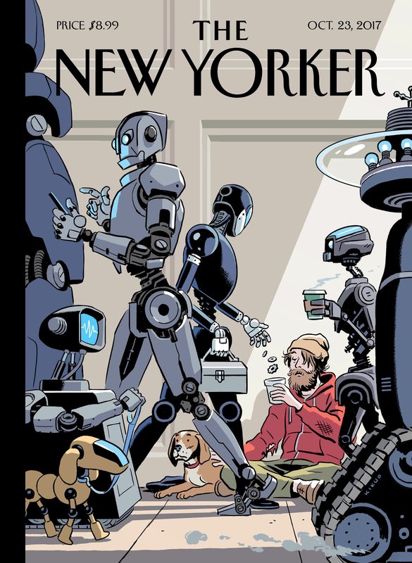 Обложка журнала The New Yorker  - Октябрь 2017