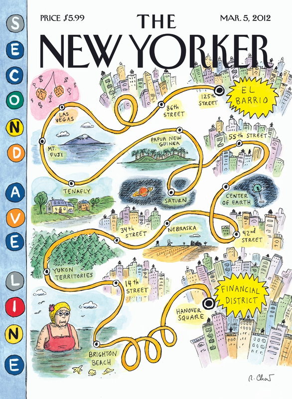 Обложка журнала The New Yorker  - Март 2012