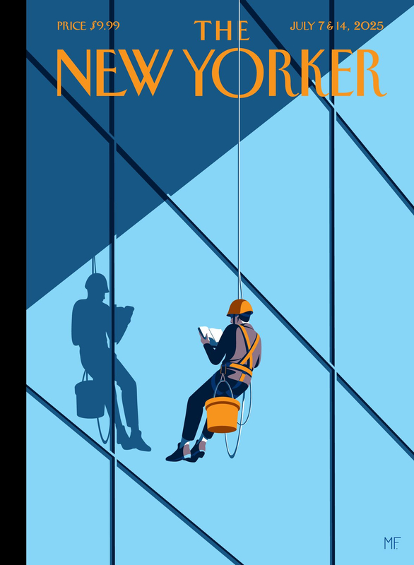 Обложка журнала The New Yorker  - Июль 2025