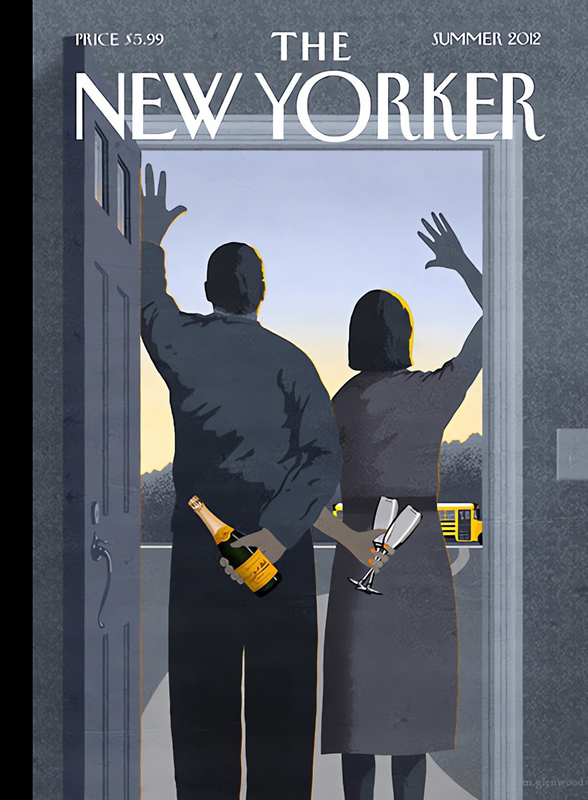 Обложка журнала The New Yorker  - Сентябрь 2012