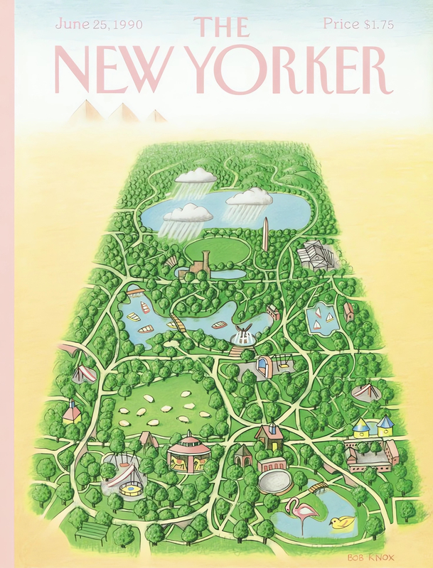 Обложка журнала The New Yorker  - Июнь 1990