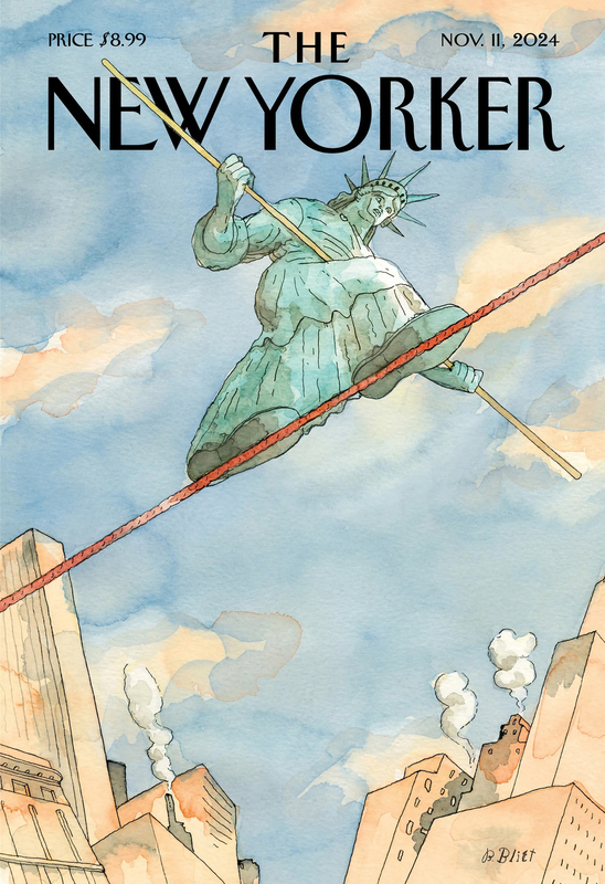 Обложка журнала The New Yorker  - Ноябрь 2024