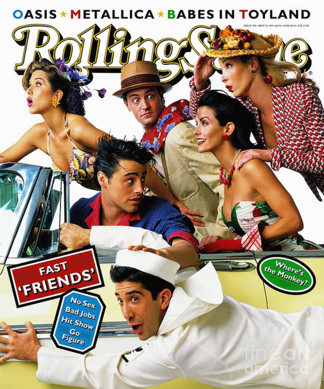 Обложка журнала Rolling Stone x Friends