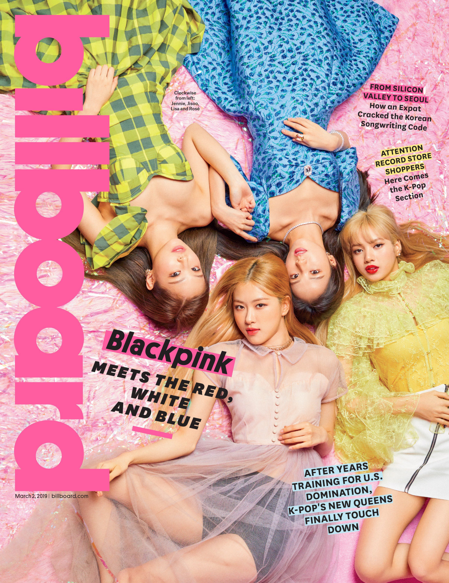 Обложка журнала Billboard (2019) с Blackpink