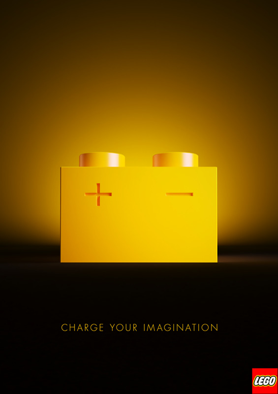 Advertising Lego - Charge your imagination..
