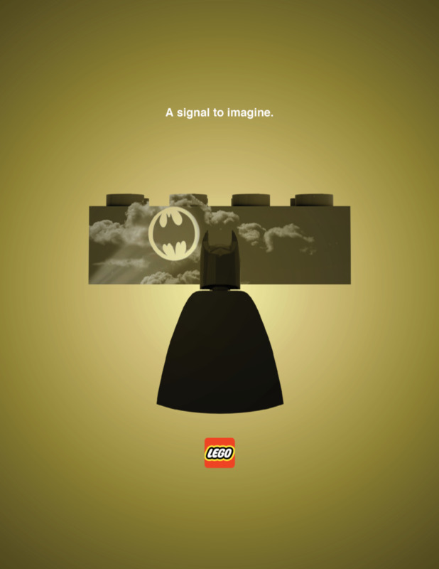 Advertising Lego - A signal to imagine.