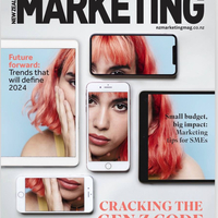 Обложка журнала New Zealand Marketing