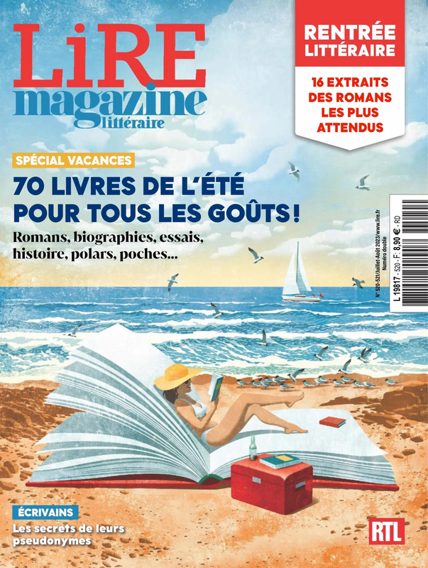 Обложка журнала LIRE Magazine