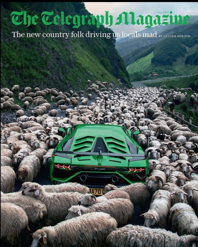 Обложка журнала The Telegraph Magazine