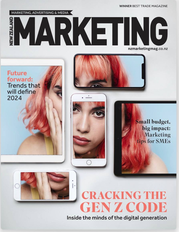 Обложка журнала New Zealand Marketing