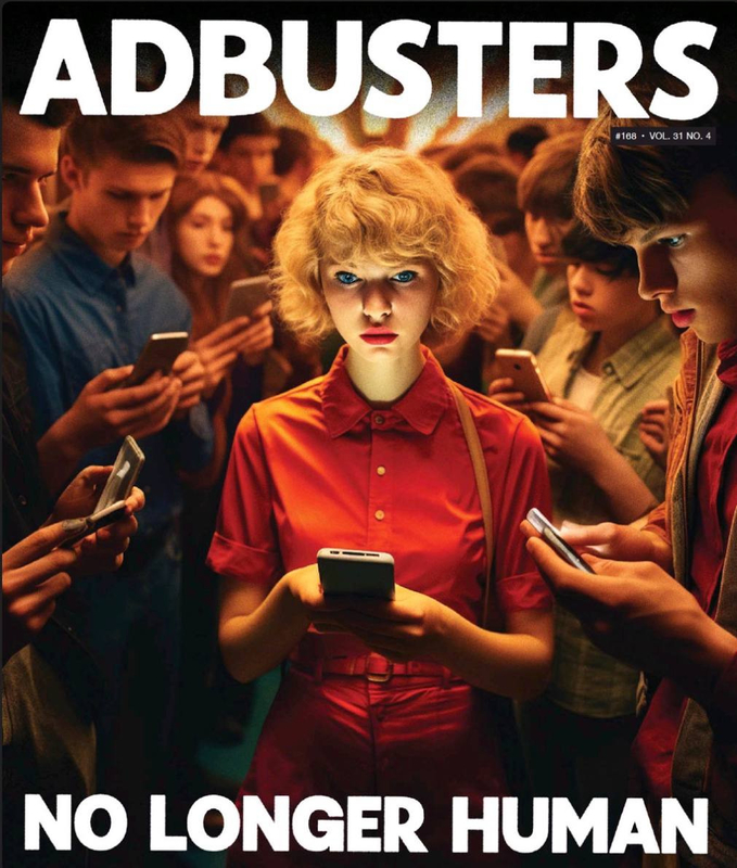 Обложка журнала ADBUSTERS