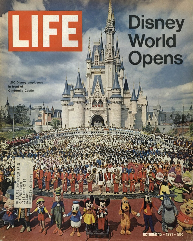Обложка журнала LIFE - Открытие Disney World.