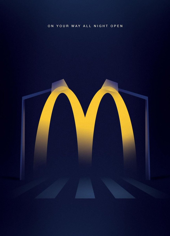 Advertising McDonald’s - On your way all night open