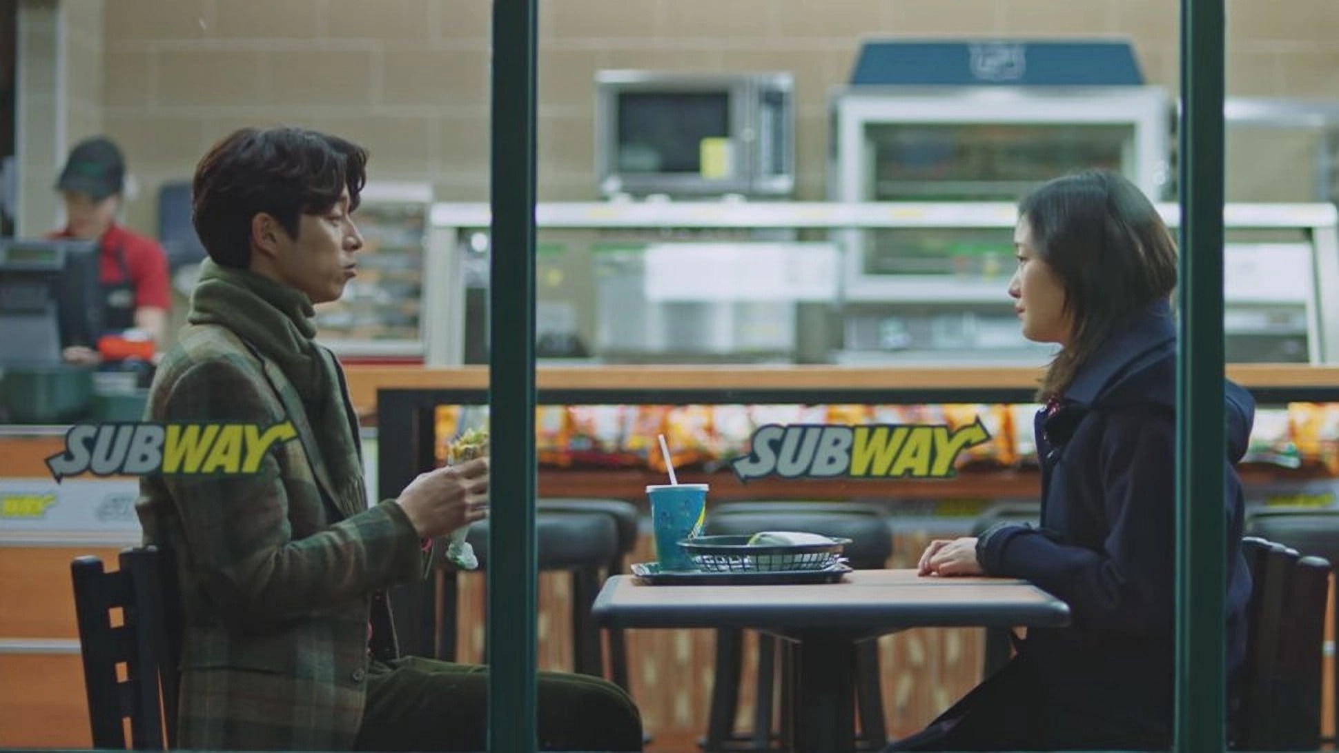 Реклама Subway в дораме Goblin