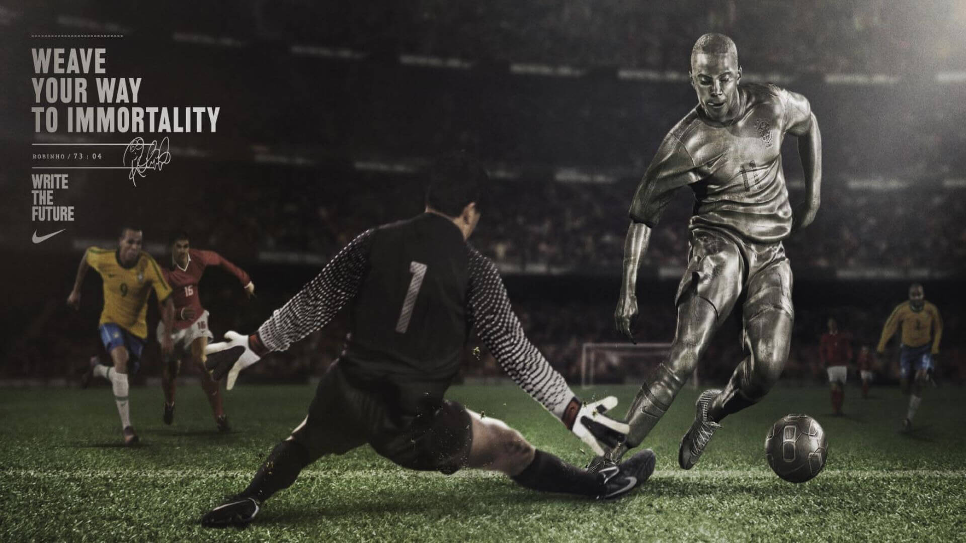 Позиционирование - Nike: Weave your way to immortality (Построй свой путь к бессмертию).